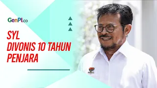 Divonis 10 Tahun Penjara, SYL: Resiko Pemimpin, Terima Kasih Jokowi
