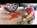 Hydraulic Car Ramps Review Low Profile Steel Ramps for Oil Change Repair