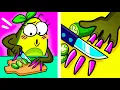 Download Lagu Short Nails vs Long Nails 💅 FUNNY Nail Problems \u0026 Hacks 😂 by Avocado Couple