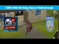 OSRS 10th Birt ay Event Walkthrough Gameplay