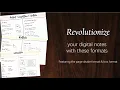 Digital notetaking on GoodNotes 5 Simple formats that will revolutionize your notes