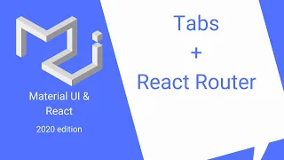 React Material UI Tabs Tabs with React Router