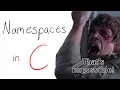 Namespaces in C Renamable libraries