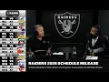 Reactions to the Raiders 2026 Schedule