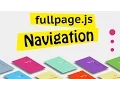 fullPage js navigation extensions
