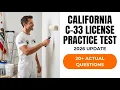 2026 C 33 License Practice Test Guide Master the California Painting and Decorating Contractor Exam