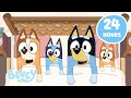 Download Lagu 🔴LIVE: Staying Inside with Bluey's Family 😊 💙 | 24 HOURS | Fun and Games Around the House | Bluey