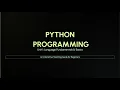 Python Programming - Unit 1 Introduction to Python Beginner to Advanced