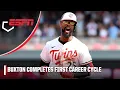 Twins Byron Buxton completes FIRST CAREER cycle at Target Field MLB on ESPN
