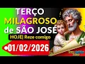 Lagu TERÇO MILAGROSO DE SÃO JOSÉ HOJE- COMECE FEVEREIRO COM O PÉ DIREITO