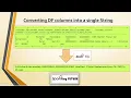 Converting DataFrame columns as a single String in Spark SQL with Scala Scenario based question