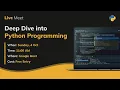 - Deep Dive into Python Functions File handling