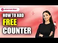 How to add FREE Counter Element Elementor Tutorial