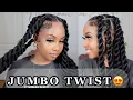 How To Large Jumbo Twist Beginner Friendly Hairstyle