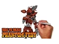 How to Draw Phantom Foxy FNAF - Lesson