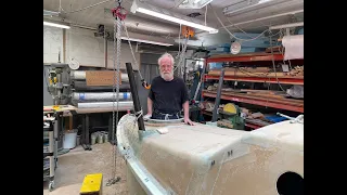 26 July 2023  Lashing the mast from the hatch, easy done