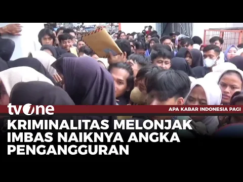 Pengangguran Meningkat, Kriminalitas Makin Banyak