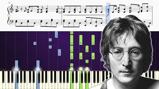 John Lennon - Imagine - ADVANCED Piano Tutorial + SHEETS