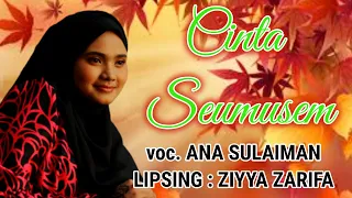 Download CINTA SEUMUSEM  - ANA SULAIMAN - Lips by ZIYYA ZARIFA (Official Lyric Video) MP3