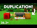 NEW EASY DUPLICATION GLITCH Minecraft Bedrock 26 21