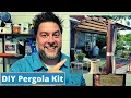 DIY Pergola kit install Allen and Roth Pergola Kit from Lowes 312