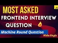 Frontend Interview Question setTimeout Promises Asyn Await Javascript Interview