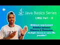 Minimum Requirement Multiple Classes in a File Java Basics Series JBS Part 8 Spunky Quark
