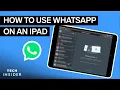 How To Use WhatsApp On iPad