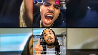 Download Chris Brown CONFRONTS Quavo On LIVE After Diss Track.. MP3