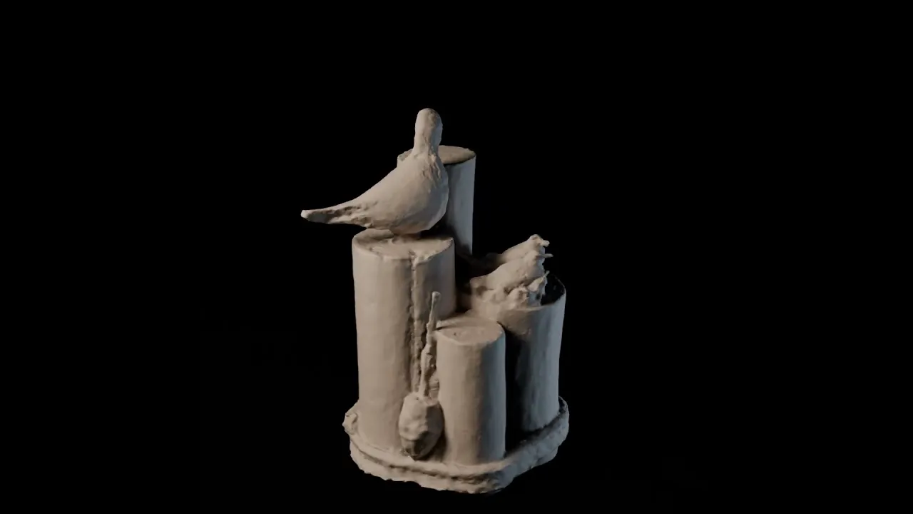 HO/O Scale Harbor Mooring Piling With Seabirds video thumbnail