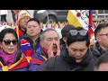 Lagu Protest rally in front of the United  Nations in Geneva  རྒྱུད་སྐུར་གང་མང།