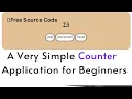 How to make a simple Counter Application using HTML CSS and JavaScript in 5 minutes tutweb532