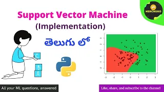 Support Vector Classification Implementation in Telugu Machine Learning in Telugu Nerchuko