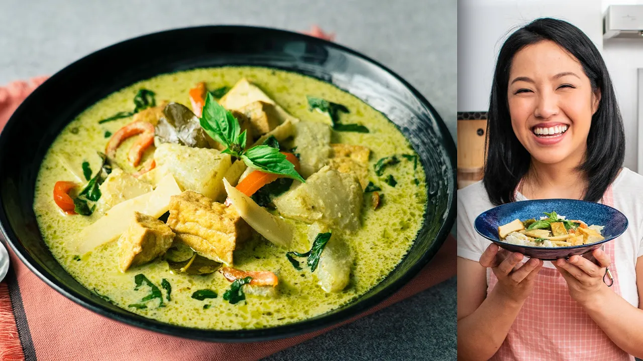 Umami-Packed Thai Green Curry - Vegan 