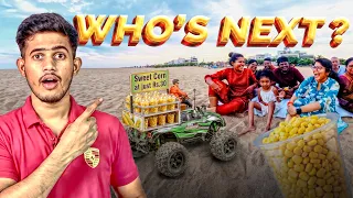 🌽 Selling Sweet Corn  With RC Car at the Beach  | Money Making series Ep.2