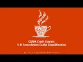 CUDA Crash Course 1-D Convolution Cache Simplification