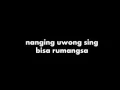 Download Lagu hip hop jawa jogja Ojo ngece karo wong ora duwe full lyric