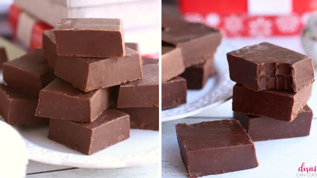 3-Ingredient Chocolate Fudge SO GOOD!