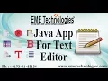 Text Editor App Java