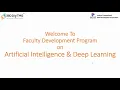Faculty Development Program - Data Science Using Python