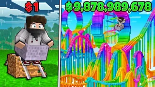 Para Kazandıkça HIZ TRENİ Büyüyor! - Minecraft