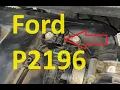 Causes and Fixes Ford P2196 Code O2 Sensor Signal Rich Bank 1 Sensor 1