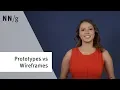 Prototypes vs Wireframes in UX Projects