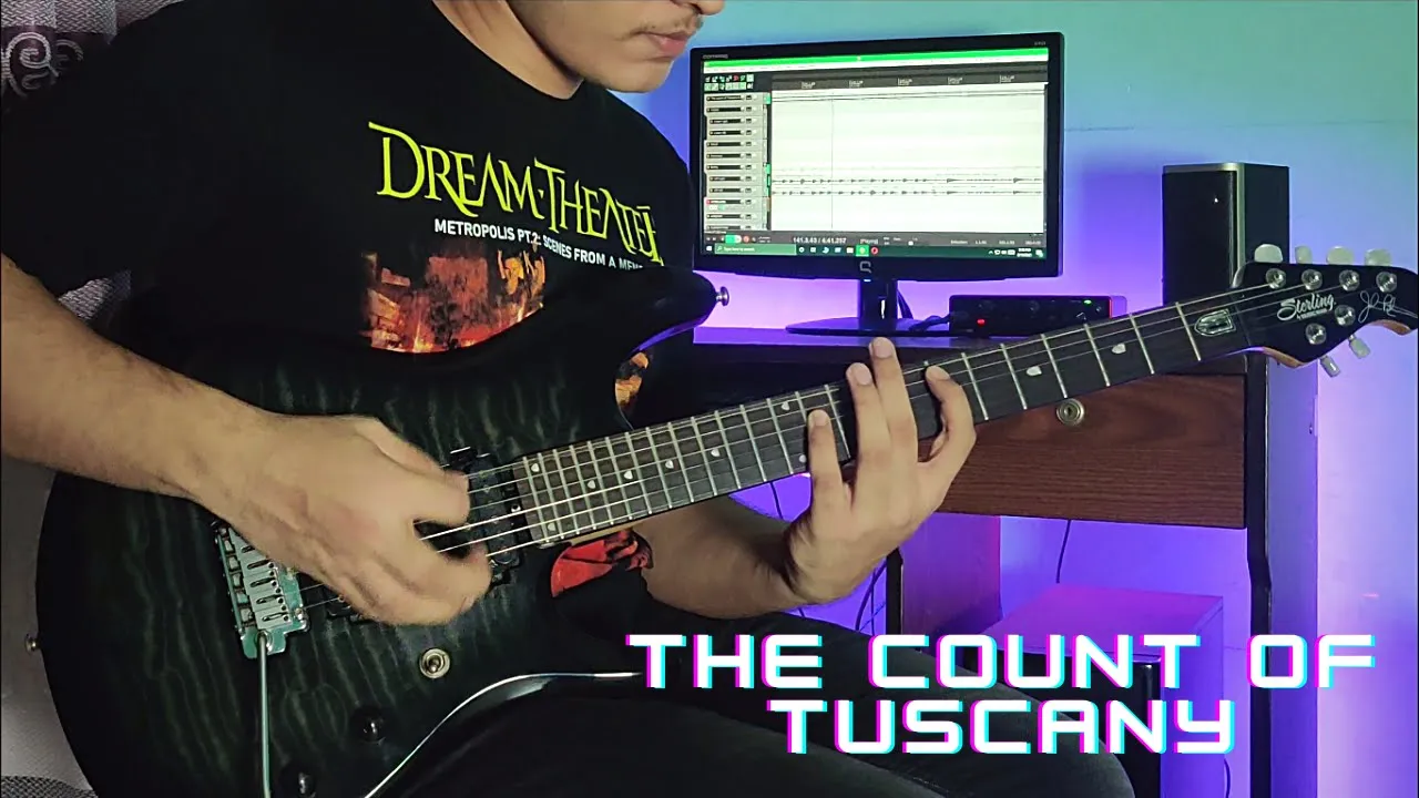 The Count of Tuscany || Dream Theater || Guitar Cover(Playthrough) || Aditya Ghosh.