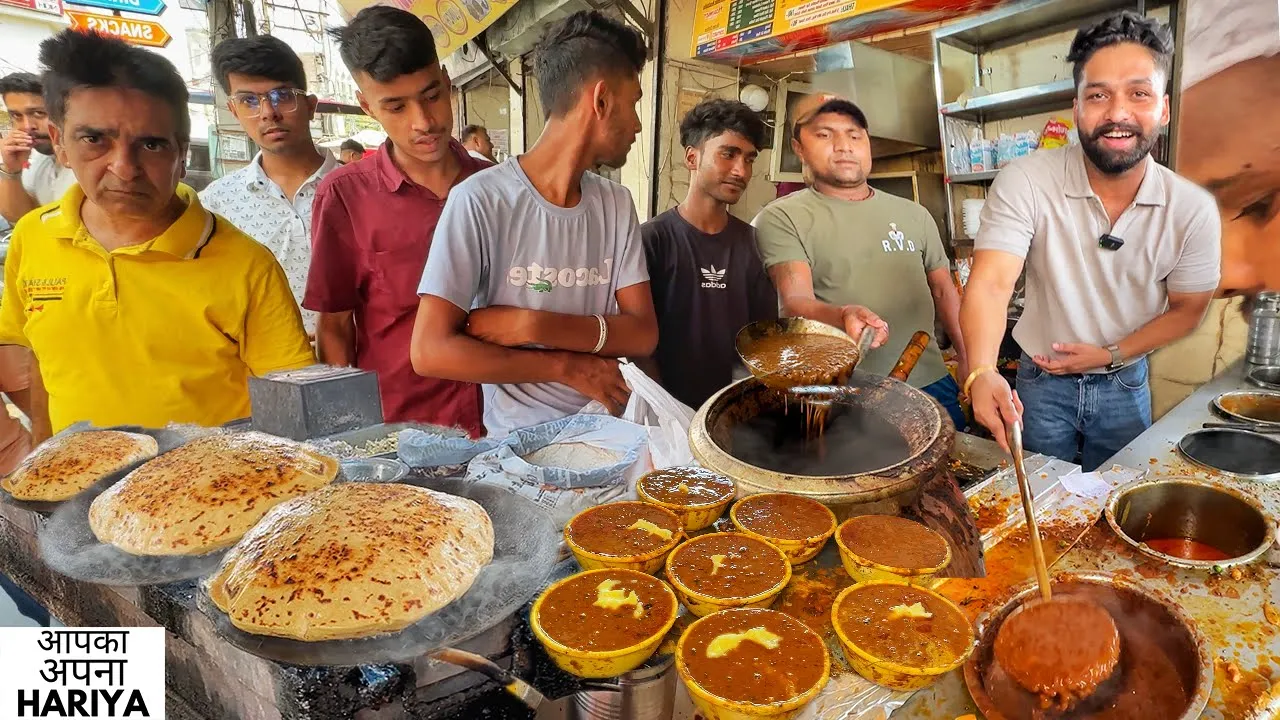 80/- Rs Desi Jatt Street Food India   Hyderabadi Paneer, Dal Desi Ghee, Patiala Rajma Chawal