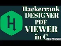 Designer PDF viewer hackerrank solution in c BE A GEEK Hindi