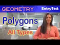Polygons all types - Areas Perimeters and Angles Geometry for NET IBA LUMS SAT GMAT GAT HAT