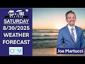 Comfortably cool Saturday 2025 NJ Weather Forecast