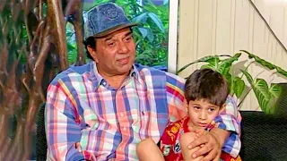 Download Rare Interview Of Dharmendra With Grandson Karan Deol On His Lap MP3