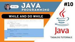 Java Tutorials Tagalog REPETITION While and Do While Sir Jay